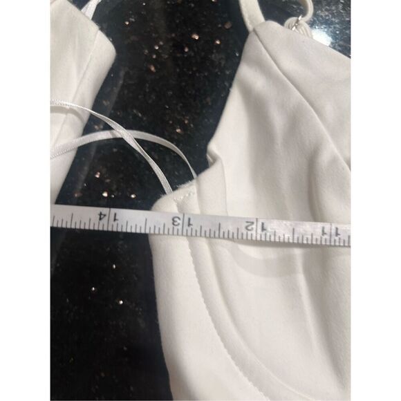 Princess Polly White Novella Bustier Mini Dress size 4 - Picture 7 of 7